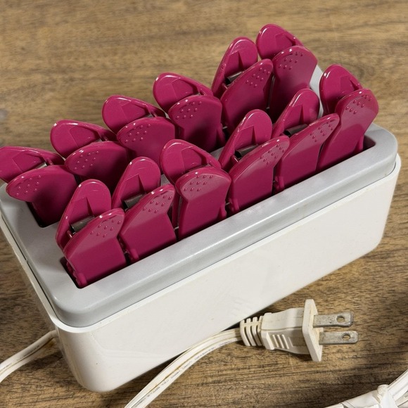 Clairol Quick Lift Heated Styling Clips 1993 L-12 Tested Working Vintage - Picture 4 of 6